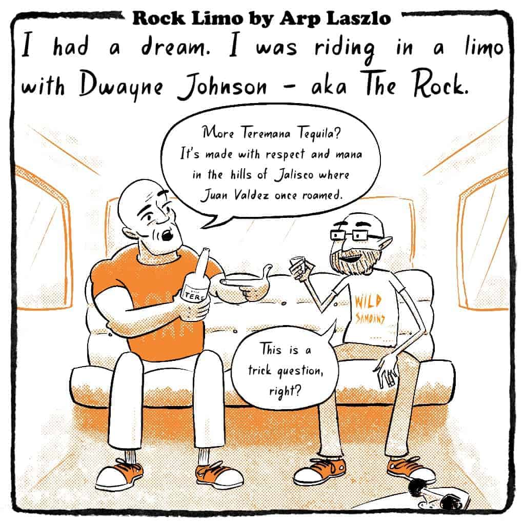 Rock Limo comic by Arp Laszlo